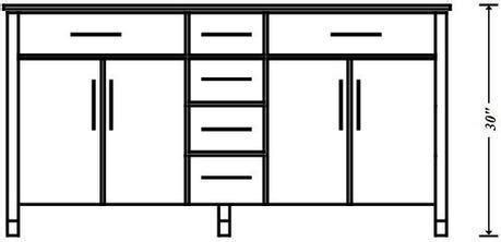 Until about a decade ago, the standard bathroom vanity stood at a height of 32 inches. What is the Standard Height of a Bathroom Vanity? - Paperblog