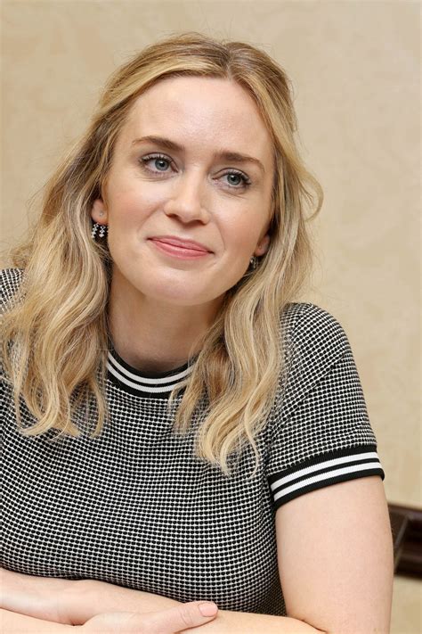 In the trailer, there's a scene where emily blunt's character, evelyn, has to drive a car through a crowded street. Emily Blunt - "A Quiet Place" Press Conference in Austin