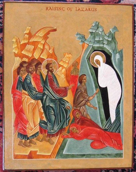 In sambata lui lazar se savarseste sfanta liturghie si se fac parastase. + Hristos imparatul Slavei +: Sambata lui Lazar-minunea ...