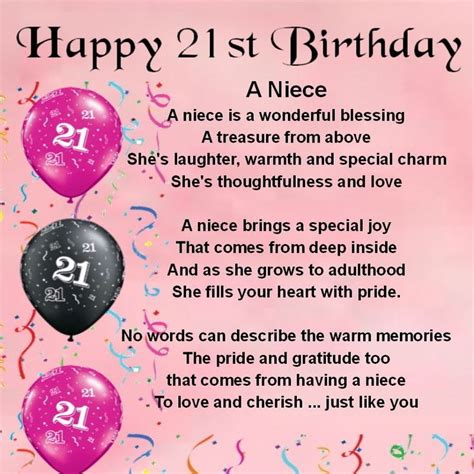 Maybe you would like to learn more about one of these? Happy Birthday Niece | Happy 21st birthday daughter, 21st ...