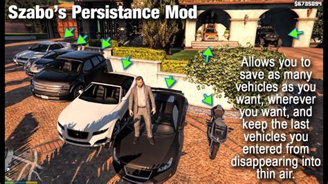 It will happen at one point but not yet. GTA V PC MODS- Szabo's Persistance Mod save your car - YouTube