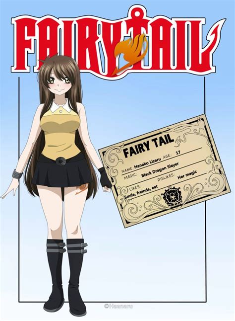 Fairy tail offers players a chance to pick their favorite guys and gals in the anime. ID CARD Hanako Lizaru by Haanaru | Fairy, Fairy tail ...