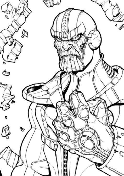 Find more coloring pages online for kids and adults of thanos fortnite coloring pages to print. Thanos - Kolorowanki dla dzieci - Kolorowanki do wydrukowania