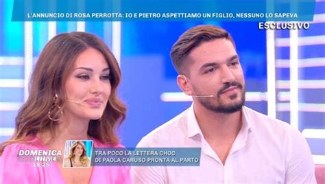 Rosa perrotta e pietro tartaglione aspettano il loro primo bambino. Rosa Perrotta è incinta e aspetta un figlio da Pietro ...