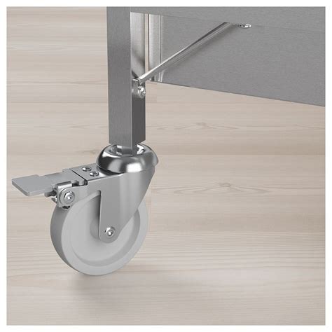 Most of our trolleys have castors for improved mobility. KUNGSFORS Kitchen cart, stainless steel - IKEA | Kitchen ...