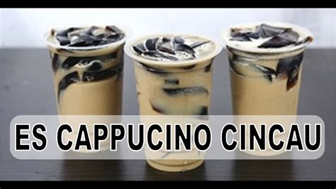 Cappucino cincau bisnis ini bisa dibilang cukup laris. Gambar Minuman Es Cappucino Cincau - Aku Ruhana