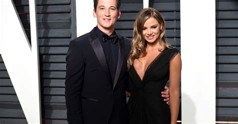 You're sitting across from miles teller at the luminary restaurant in atlanta and trying to figure out if he's a dick. Miles Teller Keleigh Sperry Engagement