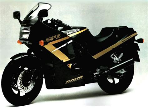 Here you can find such useful information as the fuel capacity, weight, driven wheels, transmission type, and others. Kawasaki GPZ600R Ninja (1987-88 ...