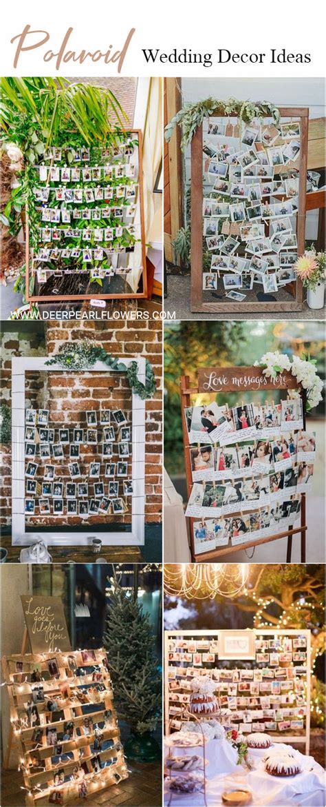 From the first glance the interwebs offered some interesting options when it came to the idea of polaroid wedding guest book. 30 Creative Polaroid Wedding Ideas You'll Love | Deer ...