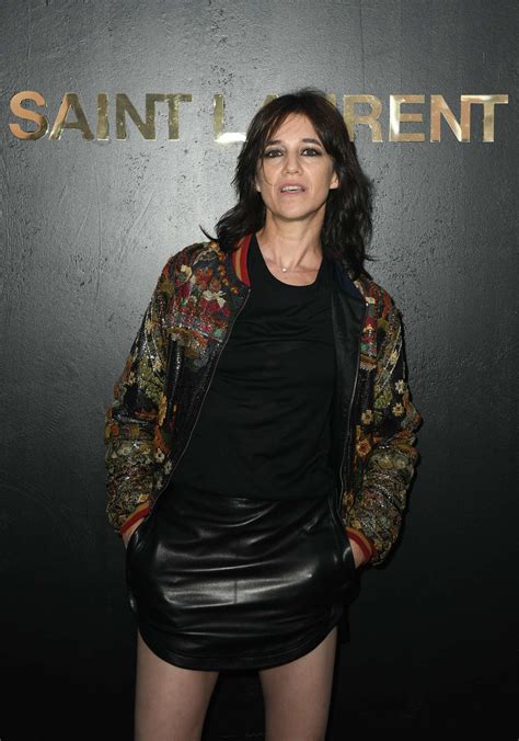 Her parents were the english actress and. Charlotte Gainsbourg: Saint Laurent Fashion Show in Paris ...
