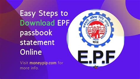 For a salaried employee, employees' provident fund (epf) is one of the main investment vehicles for building a retirement corpus. Easy Steps to Download EPF passbook statement | MoneyPiP