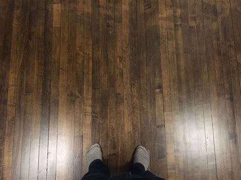 As simple as wiping it on… How I stained my maple floors dark. (SPOILER: GEL STAIN ...