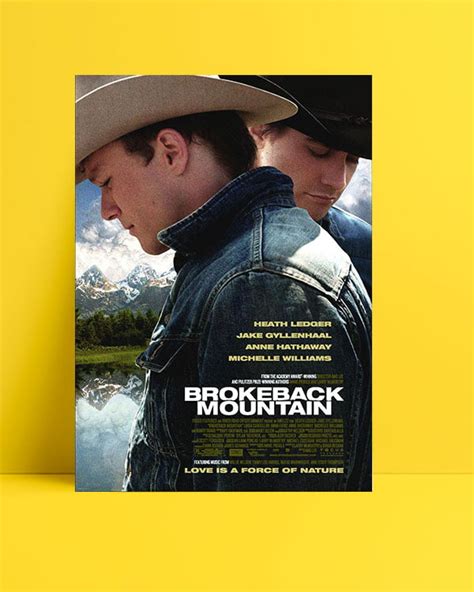 Poster of brokeback mountain movie. Brokeback Mountain posteri, film afişi, kanvas tablo satın al.