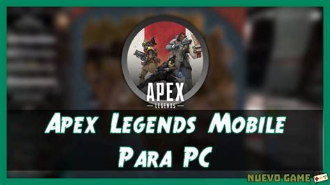 Shatter your opponents with the touch of your finger and claim the. Apex Legends Mobile para PC Windows y Mac: Instalar Apk