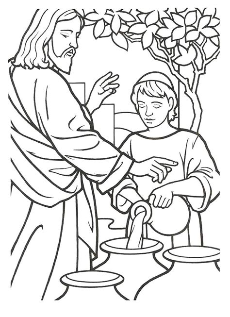 Hannah and samuel coloring pages. john.2.1-12.WaterToWine2_lg.jpg 890×1,228 pixels | Jesus ...