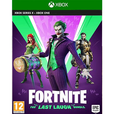 The the last laugh bundle is a fortnite cosmetic that can be used by your character in the game! Fortnite: The Last Laugh Bundle - Code in a Box (Xbox One)