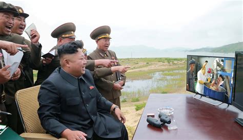 Born 8 january 1982, 1983, or 1984). PsBattle: Kim Jong-un laughing at LCD screens ...