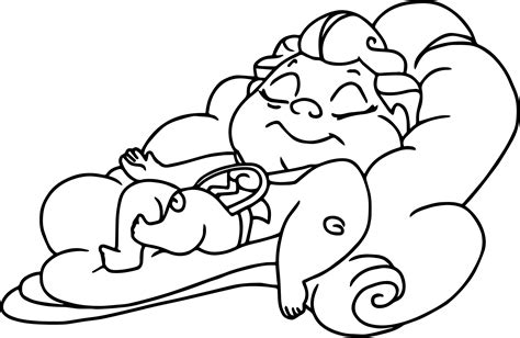 See also our collection of coloring pictures below. Sleeping Baby Hercules And Baby Pegasus Coloring Pages ...