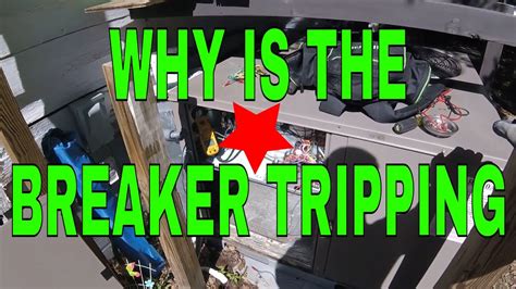 If it still trips that tells you the problem in with the breaker itself. The Unit Keeps Tripping The Breaker - YouTube