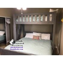 We are also capable of building log loft beds or barnwood lofts, as a special order. Perpendicular Bunk Beds are Perfect for Adults and Guest Rooms