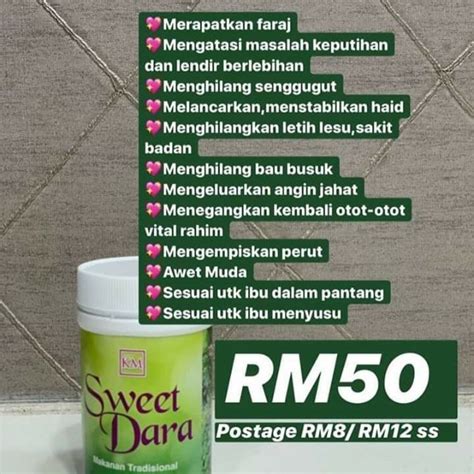 5) amalkan produk jamu susuk dara. JAMU SWEET DARA KAK KM 75g 100% ORIGINAL HQ | Shopee Singapore