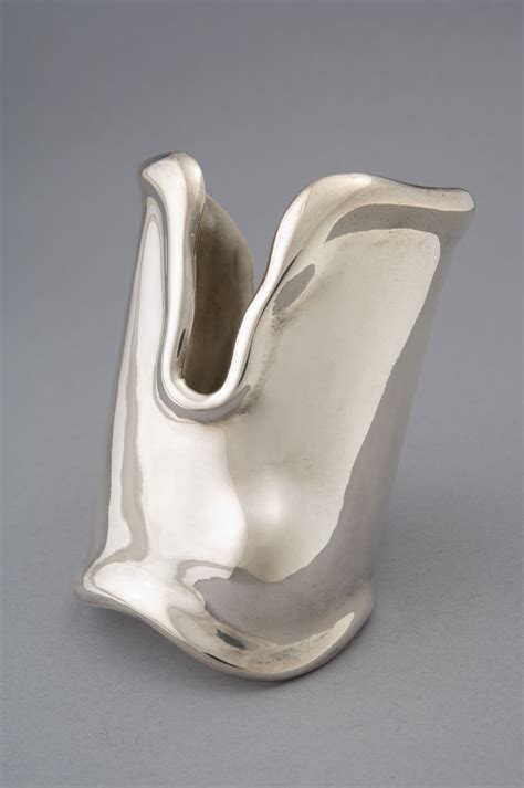 Executives at max factor initially resisted peretti's bulbous teardrop shape elsa peretti still knows how to make an entrance. Elsa Peretti for Halston, "Bone" cuff, sterling silver ...