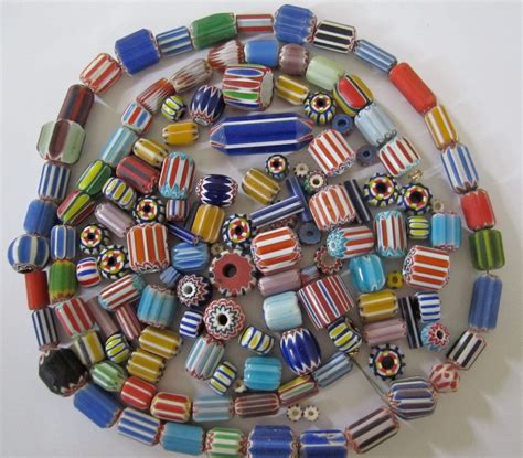 chevron trade beads | African trade bead jewelry, Trade beads, African trade beads