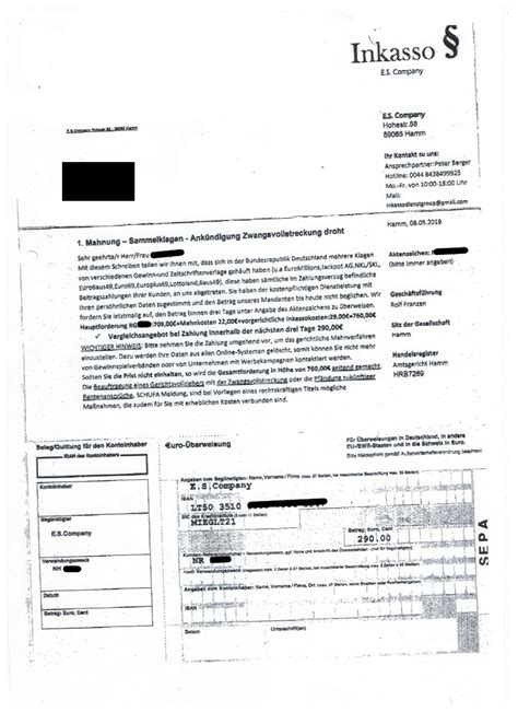 Rechtsberatung zu 00 mahnbescheid im vertragsrecht. Weitere Forderungen mit Androhung einer "Zwangsvollstreckung" - Verbraucherdienst e.V.