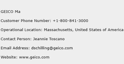 GEICO Ma Number | GEICO Ma Customer Service Phone Number ...