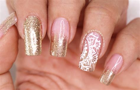 Check spelling or type a new query. Uñas De Acrilico Rosas Con Dorado : 1001 + ideas de ...