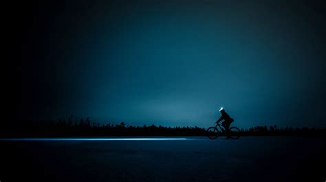Nsfw images are not allowed. Download wallpaper 3840x2160 cyclist, night, bike ...