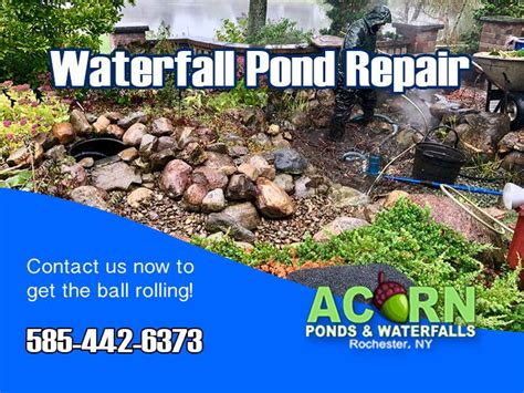 Providing switch yard maintenance service with following details. Waterfall Pond Repair Service Contractor Rochester (NY ...