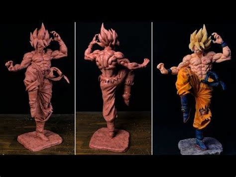 If only i have friends that will last this long. Sculpting Goku Super Saiyajin | Dragon Ball Z - EP.1 ...