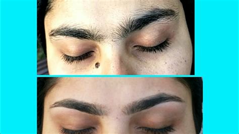 Eyebrow threading is an alternative to plucking eyebrows with tweezers. Threading eyebrows for the first time - YouTube