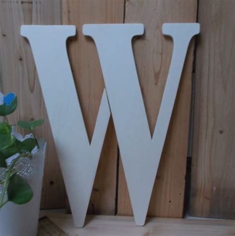 Initiales en bois - Lettre décorative géante en bois ...