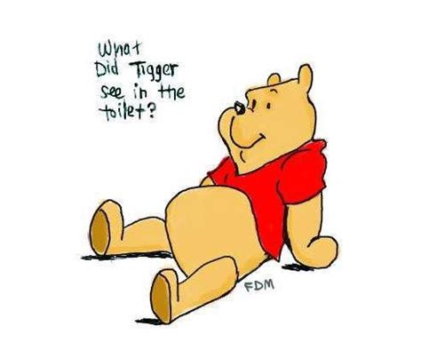 Well if it gets the kids to use the bathroom. Idea by Frank Miller on Bathroom Humor | Pooh, Winnie the ...