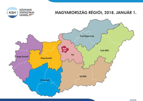 Вугоршчына — краіна ў цэнтральнай эўропе. Magyarország Régiói Térkép | Térkép