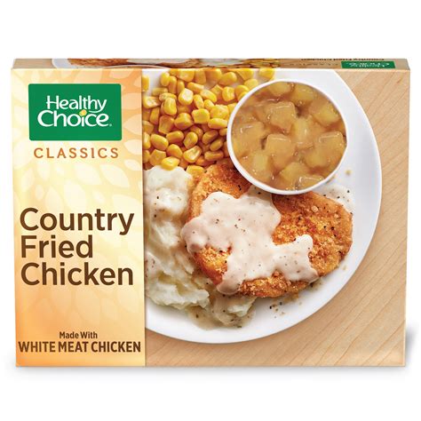 2,000 calories a day is used for general nutrition advice. Healthy Choice Classics Complete Meals Country Fried Chicken Frozen Meal 11.5 oz. - Walmart.com ...