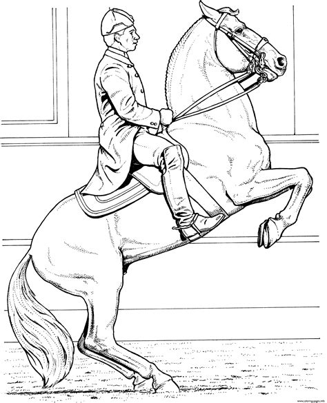 Print & download free coloring pages of horses. Rearing Horse Coloring Pages Printable