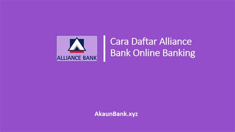 Alliance bank is authorised and regulated by the malta financial services authority, company registration no. Cara Daftar Alliance Bank Online Banking AllianceOnline