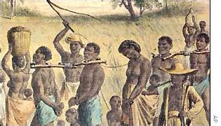 British traveller watching a slave being beaten, democratic republic of the congo, 1898. BBC NEWS | UK | Campaigners demand slavery compensation