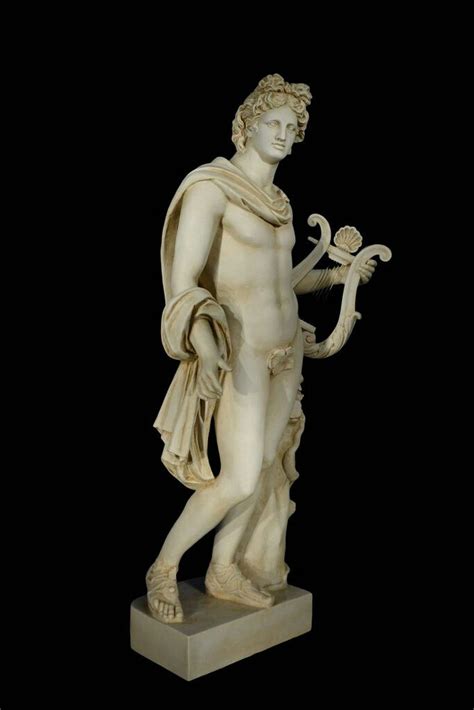 It's true that much of the greek pantheon was highly as a god associated with the arts, apollo was said to have loved all nine muses but found himself unable to choose between them. The Greek God Apollo for the garden. A large life-size and ...