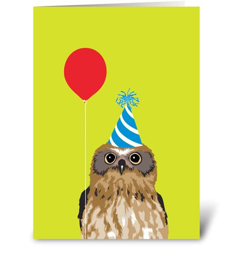 Send this silly owl birthday card to someone older and less cute than you (hehe, don't tell them we but seriously, this hilarious birthday card is just right if you have a bit of trickster in you and like to. Birthday Owl - Send this greeting card designed by Apartment 2 Cards - Card Gnome