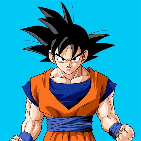 In dragon ball z, goku still has black hair in general, but when he transforms into his super saiyan form (which he does a lot, because, well, why wouldn't you transform into a more powerful version of yourself?), his hair suddenly turns blonde. Dragon Ball Z's Spiky-Hair Quiz -- Vulture