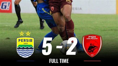 Dengan hasil tersebut, persib terpaksa gugur dari kompetisi di dunia maya yang dibuat oleh akun dalam kompetisi tersebut, ada 64 peserta. Hasil Persib Bandung vs PSM Makassar, Ezechiel Ndouassel 4 ...