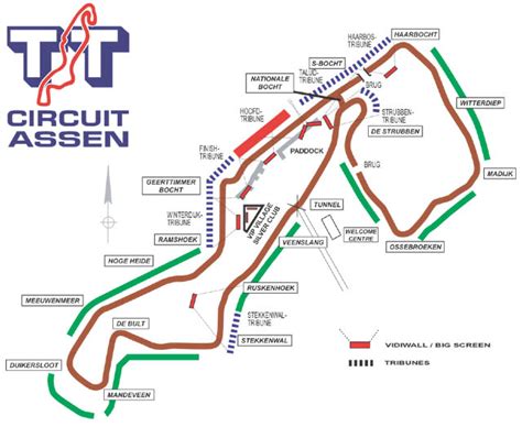 Het legendarische tt circuit assen is over de hele wereld bekend om zijn technische parcours. Torna la Superbike ad Assen