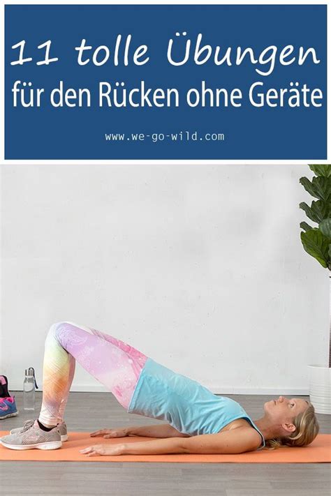 Stehe aufrecht und spanne die bauchmuskeln an. Rückentraining ohne Geräte - 11 effektive Übungen für den ...