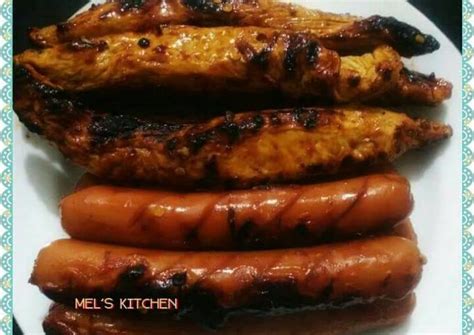 Siapkan wadah, campurkan semua bahan dalam satu wadah, aduk hingga bumbu sosis bakar bumbu mayonaise pun telah siap dinikmati. Resep Otak-Otak & Sosis Bakar Pedasss oleh mel's kitchen ...