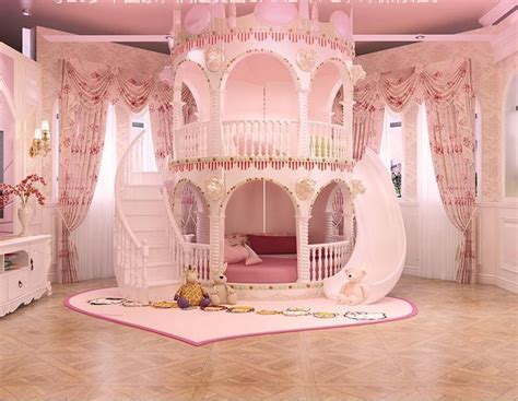 Check out our pink princess room selection for the very best in unique or custom, handmade pieces from our shops. Bedroom princess girl slide cot, beautiful single pink bed ...