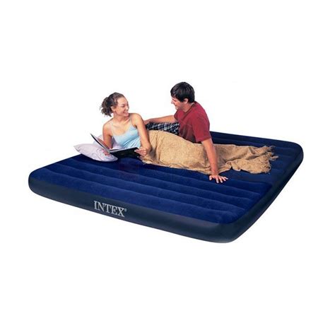 It is actually made from highly innovative and strong polyester. Intex Inflatable Air Mattress Downy Double Plus Air Bed ...